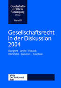 Gesellschaftsrechtliche Vereinigung |  Gesellschaftsrecht in der Diskussion 2004 | eBook | Sack Fachmedien