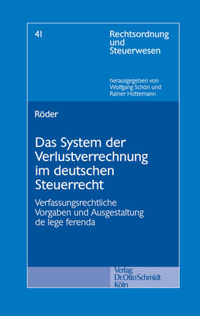 Röder | Das System der Verlustverrechnung im deutschen Steuerrecht | E-Book | sack.de
