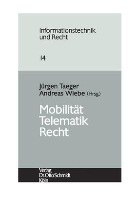 Taeger / Wiebe | Mobilität -Telematik - Recht | E-Book | sack.de