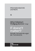 Büllesbach / Büchner |  IT doesn´t matter!? | eBook | Sack Fachmedien