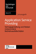 Schoengarth |  Application Service Providing | eBook | Sack Fachmedien