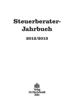 Rödder / Günkel / Niemann | Steuerberater-Jahrbuch 2012/2013 | E-Book | sack.de