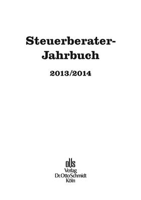 Rödder / Günkel | Steuerberater-Jahrbuch 2013/2014 | E-Book | sack.de