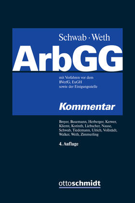 Schwab / Weth | Arbeitsgerichtsgesetz | E-Book | sack.de