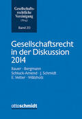  Gesellschaftsrecht in der Diskussion 2014 | eBook | Sack Fachmedien