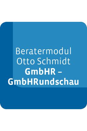 Beratermodul GmbHR - GmbHRundschau | Otto Schmidt | Datenbank | sack.de