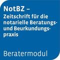  Beratermodul NotBZ - Notarielle Beratungs- und Beurkundungspraxis | Datenbank |  Sack Fachmedien