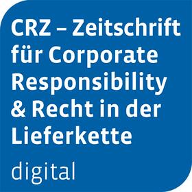 CRZ - Zeitschrift für Corporate Responsibility & Recht in der Lieferkette digital | Otto Schmidt | Datenbank | sack.de