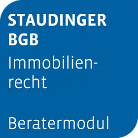 Beratermodul STAUDINGER BGB Immobilienrecht | Otto Schmidt | Datenbank | www.sack.de