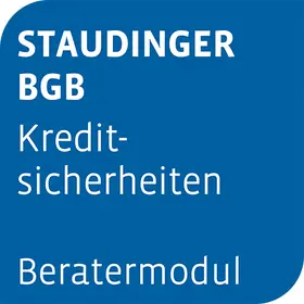 Beratermodul STAUDINGER BGB Kreditsicherheiten | Otto Schmidt | Datenbank | www.sack.de