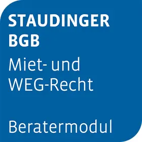 Beratermodul STAUDINGER BGB Miet- und WEG-Recht | Otto Schmidt | Datenbank | www.sack.de