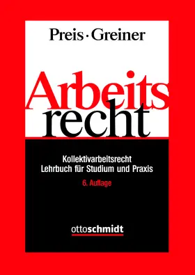 Preis / Greiner |  Arbeitsrecht | Buch |  Sack Fachmedien