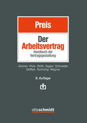 Preis |  Der Arbeitsvertrag | Buch |  Sack Fachmedien