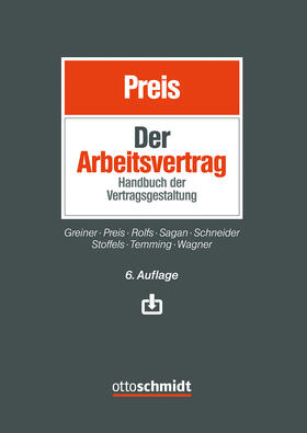 Preis | Der Arbeitsvertrag | Buch | 978-3-504-42034-5 | sack.de