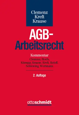 Clemenz / Kreft / Krause | AGB-Arbeitsrecht | Buch | 978-3-504-42070-3 | sack.de