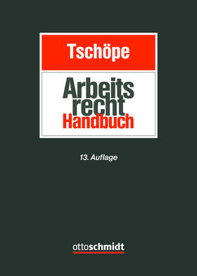 Tschöpe |  Arbeitsrecht Handbuch | Buch |  Sack Fachmedien