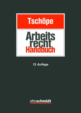 Tschöpe |  Arbeitsrecht Handbuch | Buch |  Sack Fachmedien