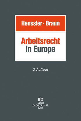 Henssler / Braun |  Arbeitsrecht in Europa | Buch |  Sack Fachmedien