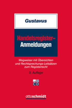 Gustavus | Handelsregister-Anmeldungen | Buch | sack.de