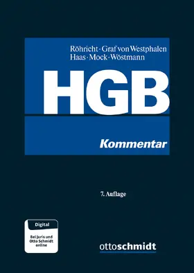 Haas / Mock / Wöstmann | HGB | Buch | 978-3-504-45525-5 | www.sack.de