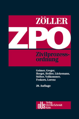 Zöller | Zivilprozessordnung: ZPO | Buch | 978-3-504-47018-0 | sack.de