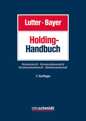 Bayer / Lutter |  Holding-Handbuch | Buch |  Sack Fachmedien
