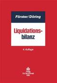 Förster / Döring |  Liquidationsbilanz | Buch |  Sack Fachmedien