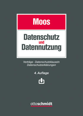 Moos |  Datenschutz und Datennutzung | Buch |  Sack Fachmedien
