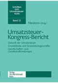 Nieskens |  Umsatzsteuer-Kongress-Bericht | Buch |  Sack Fachmedien