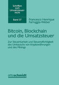 Farrugia-Weber |  Bitcoin, Blockchain und die Umsatzsteuer | Buch |  Sack Fachmedien