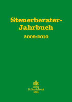 Niemann / Günkel / Piltz | Steuerberater-Jahrbuch 2009/2010 | Buch | 978-3-504-62655-6 | sack.de