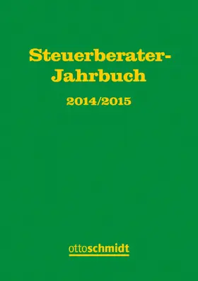  Steuerberater-Jahrbuch 2014/2015 | Buch |  Sack Fachmedien