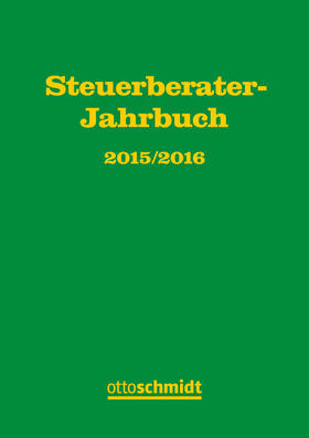 Hüttemann / Rödder |  Steuerberater-Jahrbuch 2015/2016 | Buch |  Sack Fachmedien