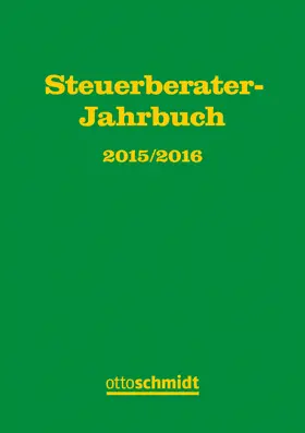 Hüttemann / Rödder |  Steuerberater-Jahrbuch 2015/2016 | Buch |  Sack Fachmedien