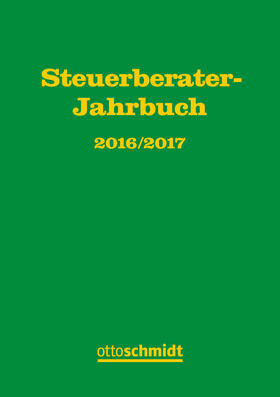 Rödder / Hüttemann |  Steuerberater-Jahrbuch 2016/2017 | Buch |  Sack Fachmedien