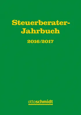 Rödder / Hüttemann |  Steuerberater-Jahrbuch 2016/2017 | Buch |  Sack Fachmedien