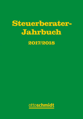 Rödder / Hüttemann |  Steuerberater-Jahrbuch 2017/2018 | Buch |  Sack Fachmedien