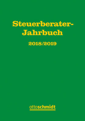 Steuerberater-Jahrbuch 2018/2019 | Buch | 978-3-504-62665-5 | www.sack.de