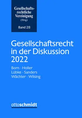  Gesellschaftsrecht in der Diskussion 2022 | Buch |  Sack Fachmedien