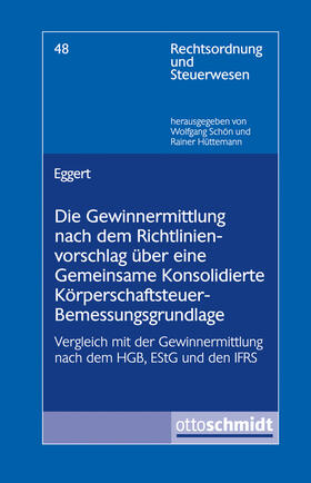 Eggert | Die Gewinnermittlung nach dem Richtlinienvorschlag über eine Gemeinsame Konsolidierte Körperschaftsteuer-Bemessungsgrundlage | Buch | sack.de