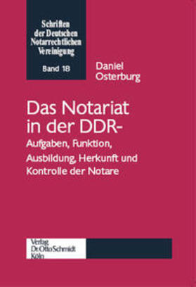 Osterburg | Das Notariat in der DDR | Buch | 978-3-504-65120-6 | sack.de