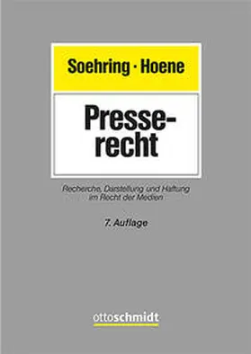  Presserecht | Buch |  Sack Fachmedien