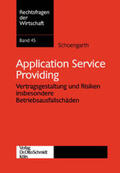 Schoengarth |  Application Service Providing | Buch |  Sack Fachmedien