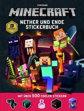 Mojang |  Minecraft, Nether und Ende - Stickerbuch | Buch |  Sack Fachmedien