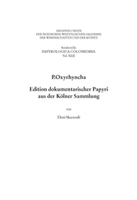 Skarsouli |  P.Oxyrhyncha | Buch |  Sack Fachmedien