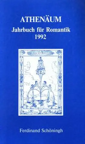 Behler / Oesterle / Bormann |  Athenäum. Jahrbuch für Romantik 1992 | Buch |  Sack Fachmedien