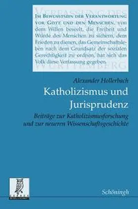 Hollerbach |  Katholizismus und Jurisprudenz | Buch |  Sack Fachmedien