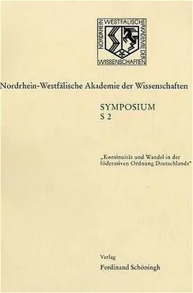 Stern / Wissenschaften / Bertrams |  Kontinuität und Wandel in der föderativen Ordnung Deutschlands | Buch |  Sack Fachmedien