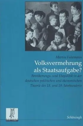 Fuhrmann |  Volksvermehrung als Staatsaufgabe? | Buch |  Sack Fachmedien