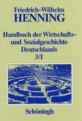 Henning |  Deutsche Wirtschafts- und Sozialgeschichte im 20. Jahrhundert | Buch |  Sack Fachmedien